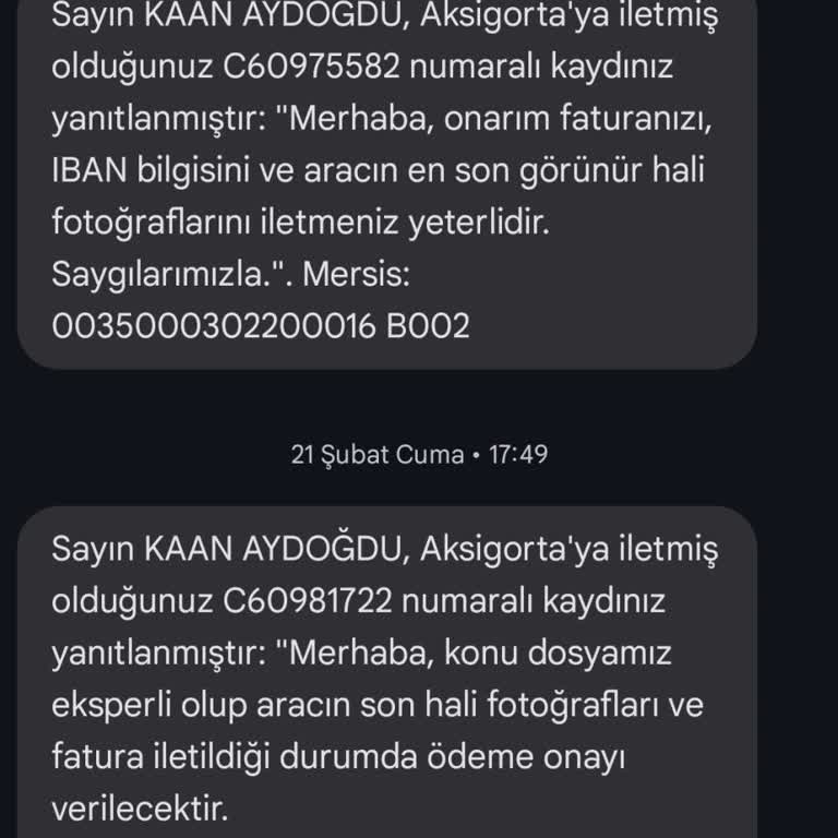 Aksigorta Kasko Ödemesi Sürecinde Yaşanan Gecikmeler