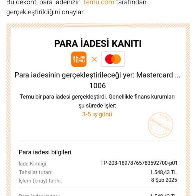 Para İadesinde Çelişki Ve Gecikme