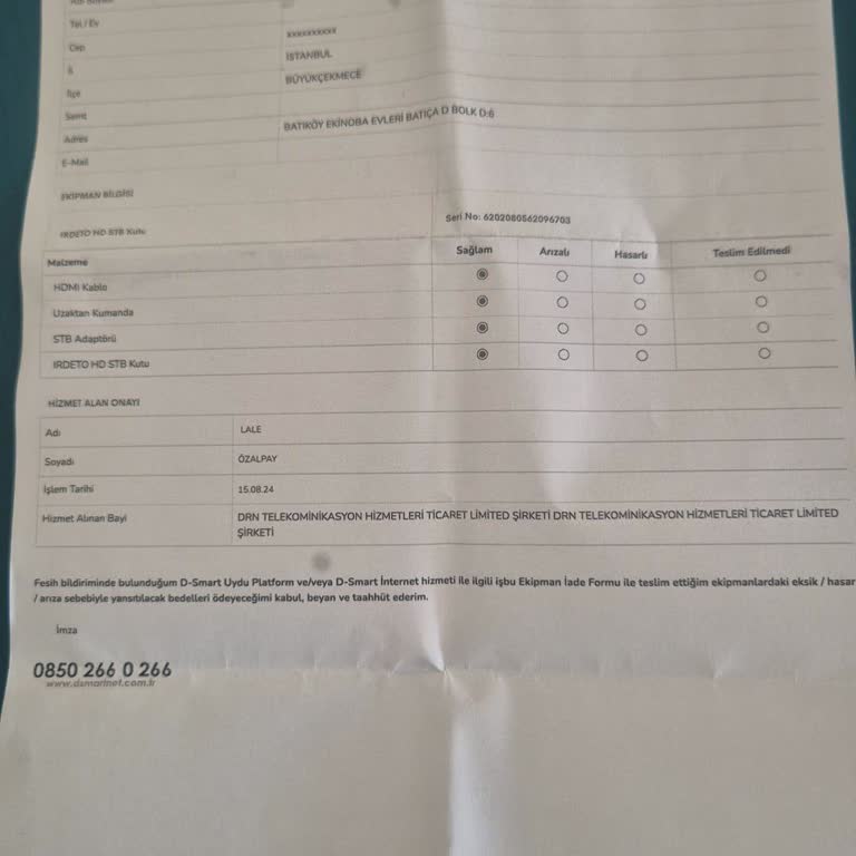 DSmart Üyeliği İptalinde Yaşanan Para İadesi Sorunu