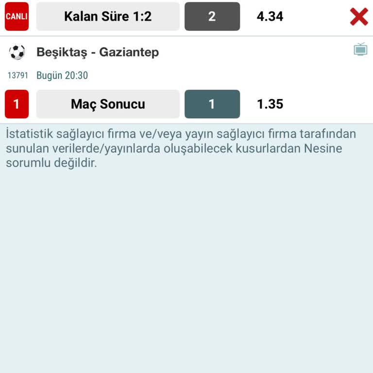 Kupon Sonuçlandırma Hatası: Yanlış Maç Sonucu