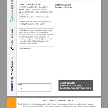 Kırık Teslim Edilen TV İçin Çözüm Bekliyorum