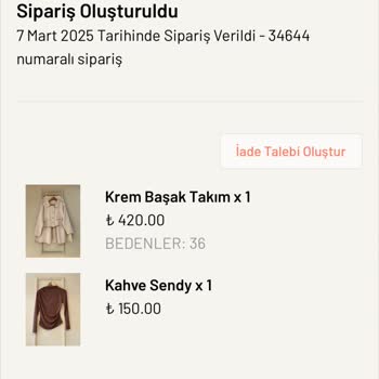 Yanlış Beden Ve Defolu Ürünle Gelen Hayal Kırıklığı