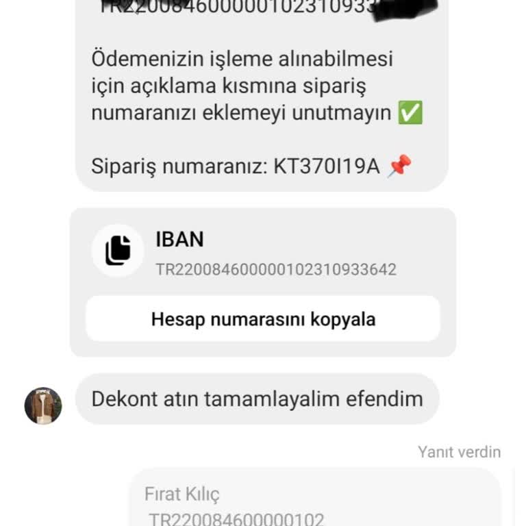 Sipariş Sonrası Engellenme Ve İsim Değişikliği Sorunu