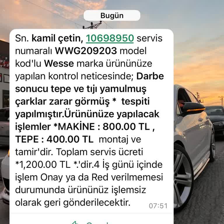 Garanti Kapsamındaki Saat İçin Yüksek Tamir Ücreti Talebi
