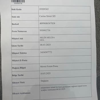 Puma Ayakkabı Topuk Yarası Ve İade Sorunu