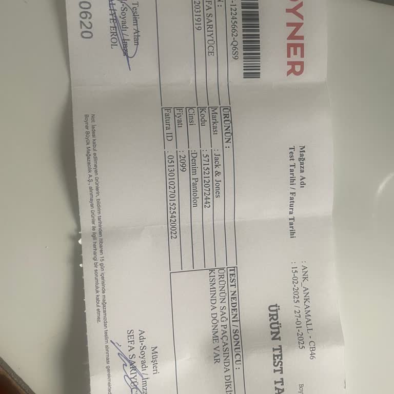 Ürün Hatası Görmezden Gelindi