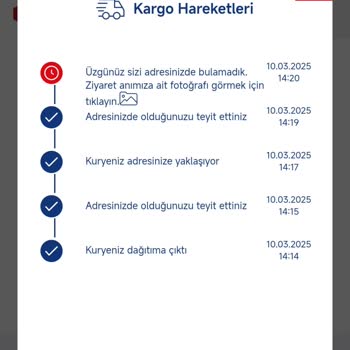 Kargom Dağıtıma Çıkmadan Teslim Edilemedi!