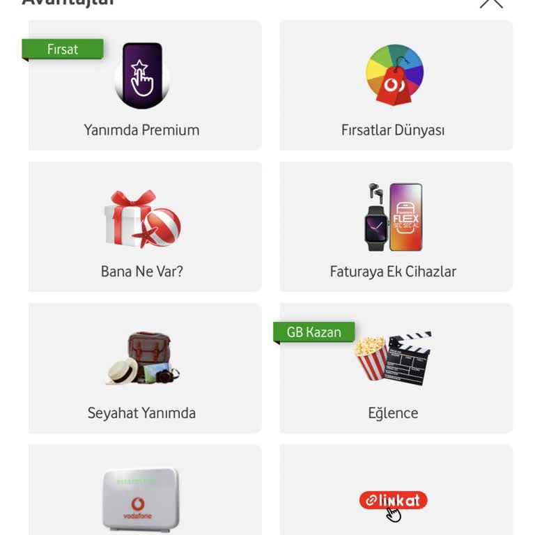 Vodafone Fırsatlar Dünyası Erişim Sorunu