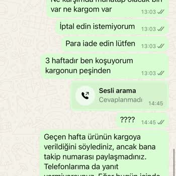 Yanlış Ve Eksik Ürün Teslimatı Sonrası İletişim Sorunu