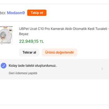 Yanlış Gönderimle Mağduriyet: Hepsiburada'da Beklenmeyen Kedi Tuvaleti Deneyimi!