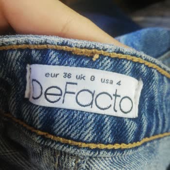 DeFacto'dan Aldığım Kot Pantolonun Arka Cebi Yırtıldı