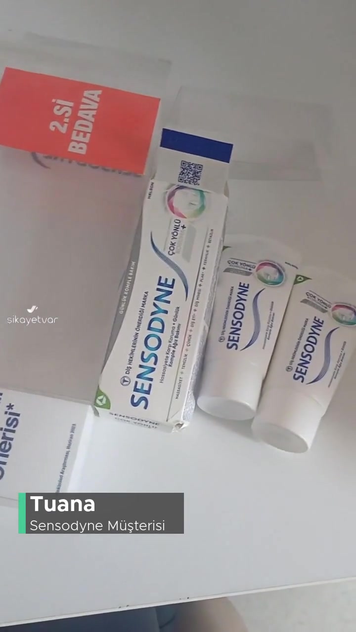 Sensodyne Diş Macunu Paketi İçinden Çıkan Ürün Çok Küçük! videonun kapak resmi