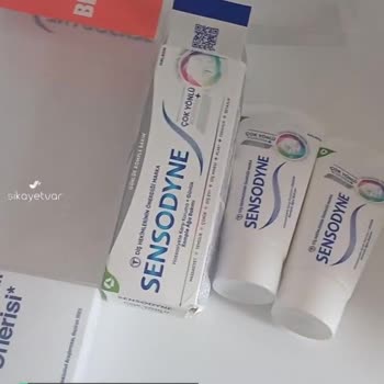 Sensodyne Diş Macunu Paketi İçinden Çıkan Ürün Çok Küçük!