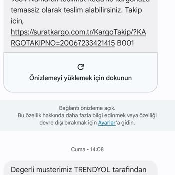 Kargom Dağıtıma Çıkmıyor, Sürat Kargo'ya Güvenim Kalmadı