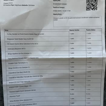A101 Kapıda Sipariş Değişikliği Ve Müşteri Hizmetleri Sorunu