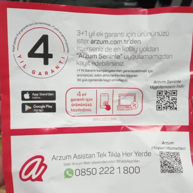 Arzum Blender Garantisi: Yanıltıcı Kampanya Süresi