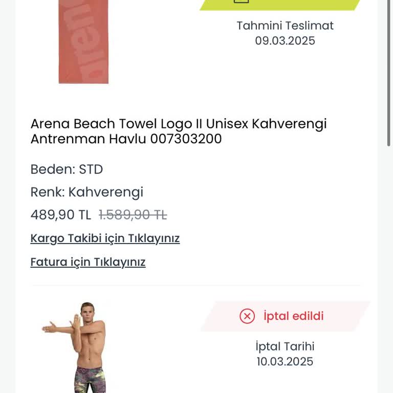 Tedarik Sorunu Nedeniyle İptal Edilen Sipariş