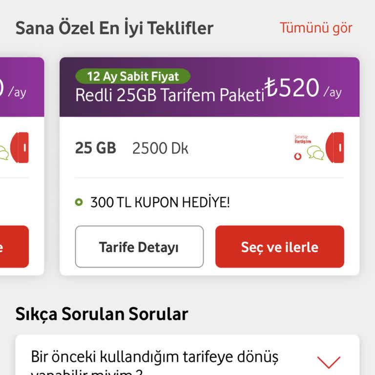 Vodafone Fiyat Artışı Ve Adaletsiz Tarife
