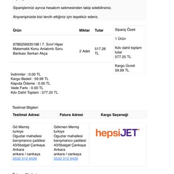 Kitap Siparişimde Yaşadığım Teslimat Sorunu