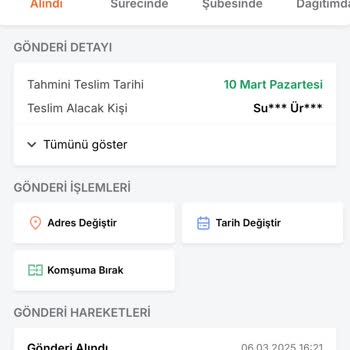 Kargo Teslimatında Yaşanan Gecikme Ve Çözüm Beklentisi