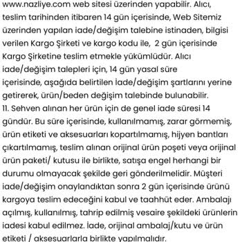 İade Sürecinde Müşteri Hizmetleri Sorunu Ve Ek Ücret Talebi