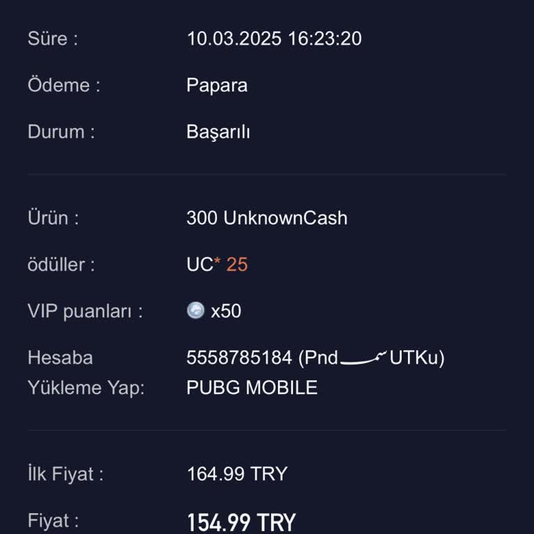 Satın Alınan UC'lerin Teslim Edilmemesi
