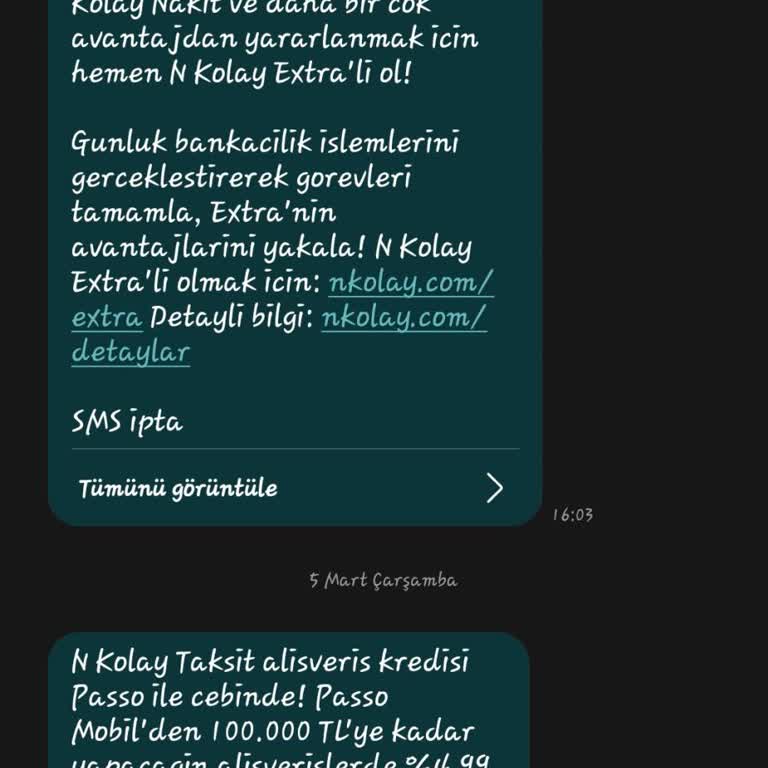 İzinsiz Mesaj Yağmuruna Son!