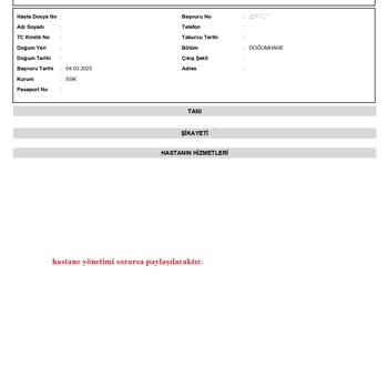 Hastane Rapor Sürecinde Karşılaşılan Sorunlar Ve İletişim Eksikliği