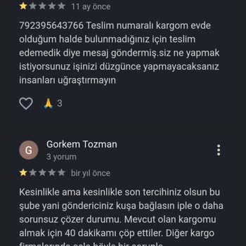 MNG Kargo Porsuk Şubesi: Teslimat Yapılmadığı Halde 'Evinize Geldik' Yalanı