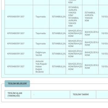 Yanıltıcı Kargo Bilgisi Ve Teslimat Sorunu: Müşteri Memnuniyeti Nerede?