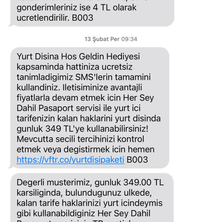 Yanlış Yurt Dışı Paketi Ve Fatura Sorunu