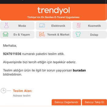 Trendyol'dan Aldığım Scooter İade Sürecinde Mağduriyet Yaşıyorum
