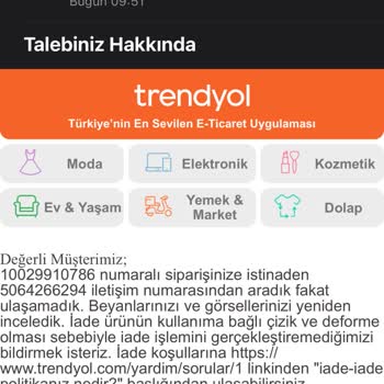 Trendyol'dan Aldığım Scooter İade Sürecinde Mağduriyet Yaşıyorum