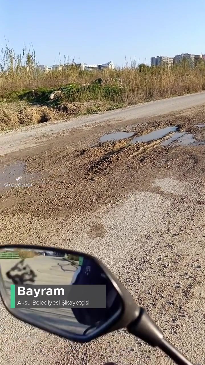 Aksu Belediyesi Bozuk Yol videonun kapak resmi