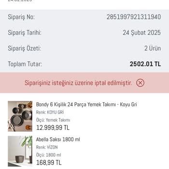 Ücret İadesinde Gecikme Ve Müşteri Hizmetleri Eksikliği