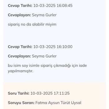 Fahhar Mağazasında İade Sürecinde Yaşanan İletişim Sorunları Ve Müşteri Memnuniyetsizliği