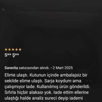 Trendyol Eksik Ambalaj Ve Çalışmayan Masaj Aleti Sorunu