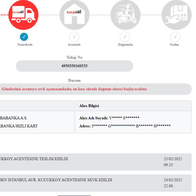 Kart Teslimatında Yetersiz Hizmet Ve İletişim Sorunu