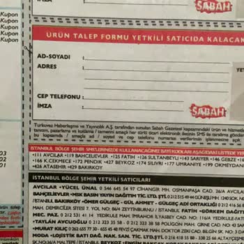Ansiklopedi Kuponlarında İletişim Sorunu