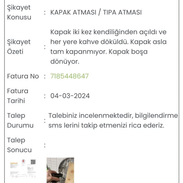 Stanley Termosun Kapak Sorunu Ve Uzun Garanti Süreci