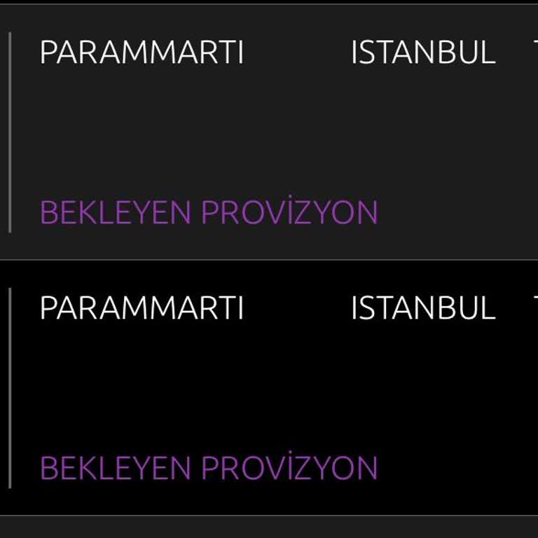 Bilinmeyen Kredi Kartı İşlemi: Param Martı Araba Kiralama