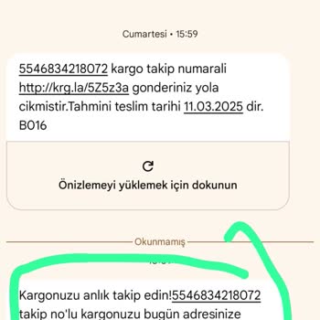 Aras Kargo'dan Yine Yanıltıcı Teslimat Mesajı