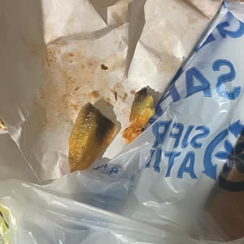 Bonus Pide Döner'den Aldığım Soslu Döner İçinde Küflenmiş Patates Ve Malzemeler!