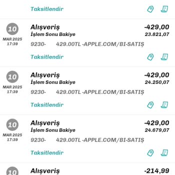 İzinsiz İşlemlerle Karşı Karşıya Kaldım