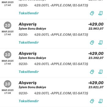 İzinsiz İşlemlerle Karşı Karşıya Kaldım