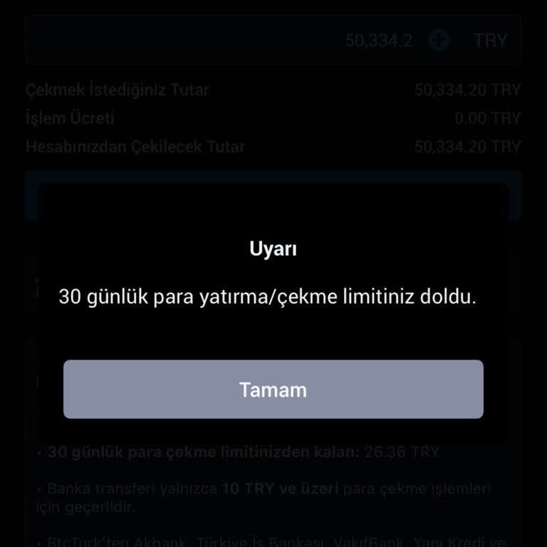 Kripto Borsasında Sıfırlanmayan Limitler Ve Cevapsız Sorular