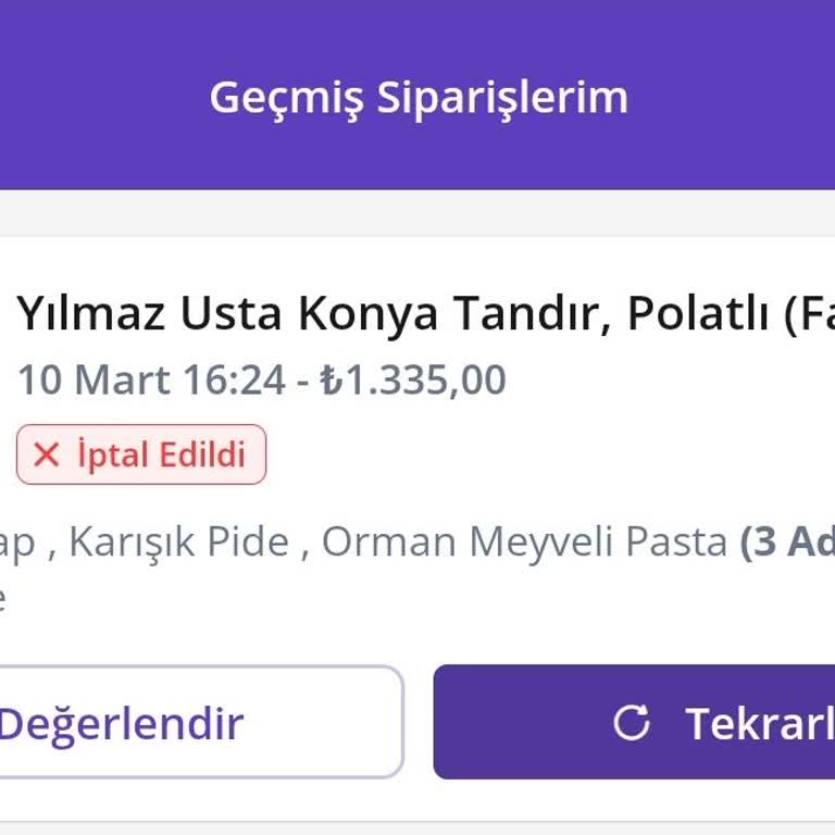 İftar Siparişi Kaosu: Zamanında Teslim Edilmeyen Yemek Ve İptal Şoku