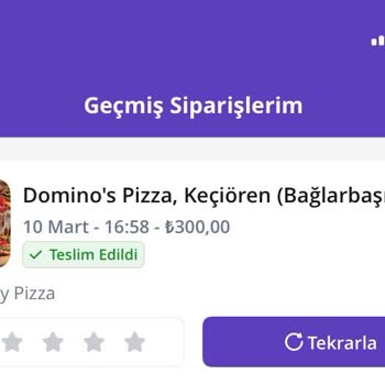 Yanmış Ve Kurumuş Pizza Deneyimi