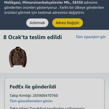 Amazon Kayıp Paket ve Yanıltıcı Teslimat Bilgisi