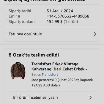 Amazon Kayıp Paket ve Yanıltıcı Teslimat Bilgisi